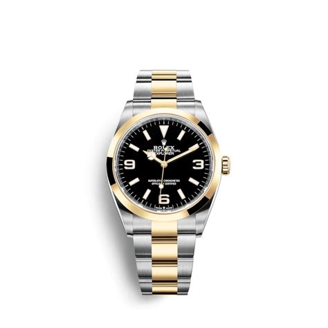 all gold rolex explorer|Rolex explorer 36mm gold.